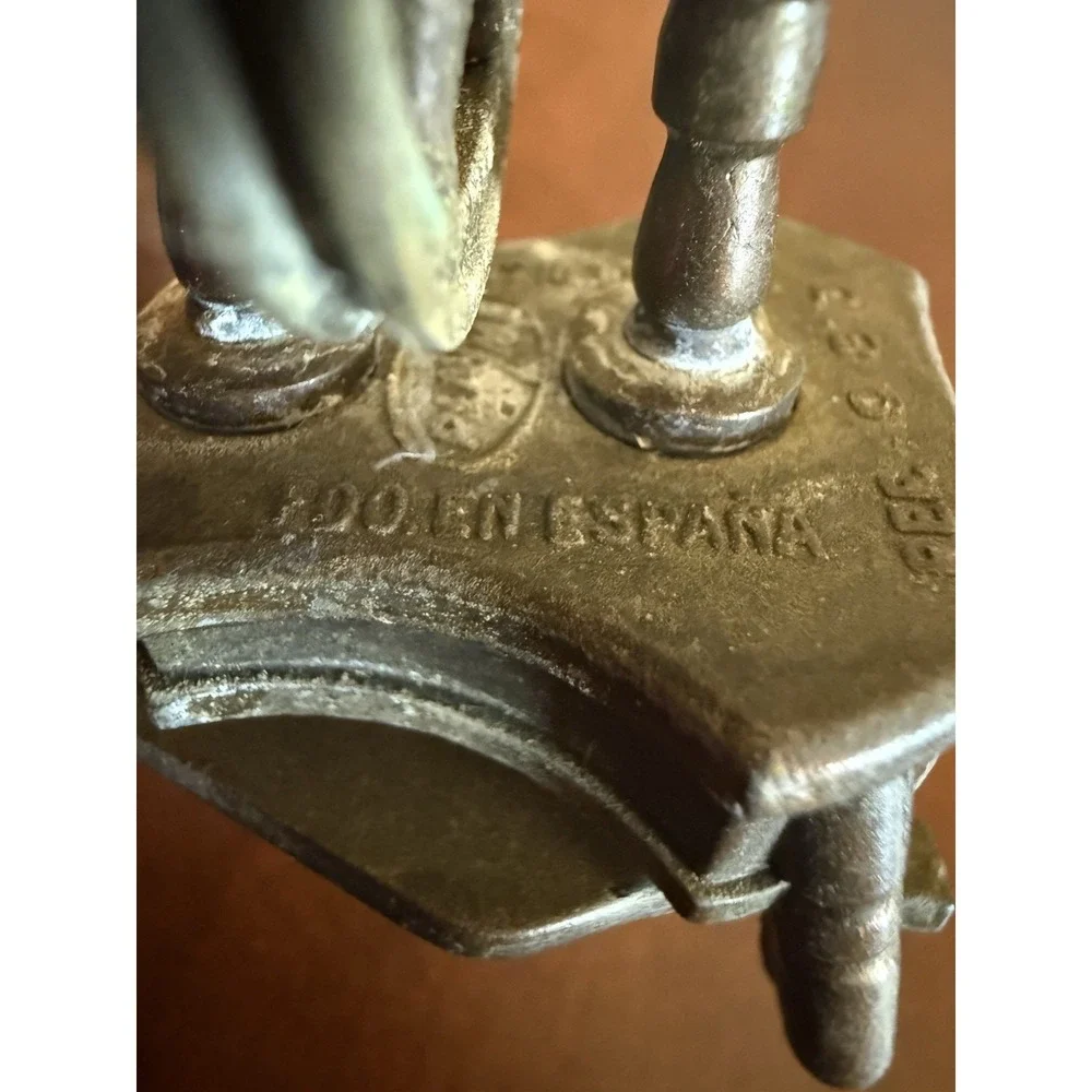 Vintage Metal Die Cast Mini Yellow World‎ Globe Map Pencil Sharpener For Desktop